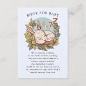 Slumber Bunny Boek voor Baby Informatiekaartje (Voorkant)