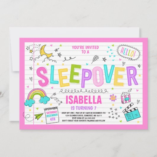 Slumber Pajama Kaart (Voorkant)