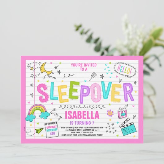 Slumber Pajama Kaart (Staand voorkant)