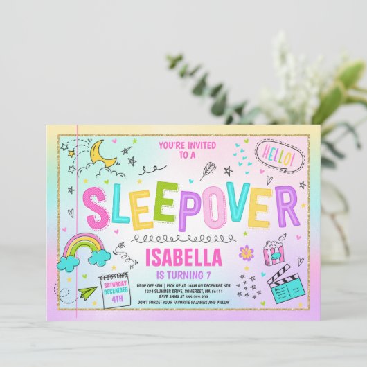 Slumber Pajama Kaart (Staand voorkant)