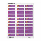 Slumber Partij Etiket (Full Sheet)