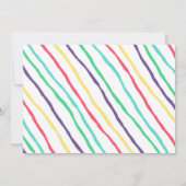 Slumber Partij Regenboogmeisje Dag Kaart (Achterkant)