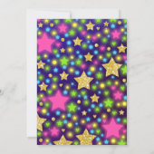 Slumber-partij slaappartij kaart (Achterkant)