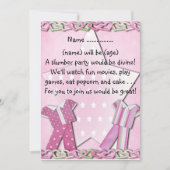 Slumber Partij - Uitnodiging (Voorkant)