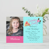 Slumber-partijfotosjabloon Kaart (Staand voorkant)