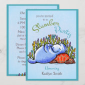 Slumber Party beheert Turtle Off-Leash Art™ Kaart (Voorkant / Achterkant)