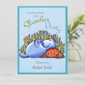 Slumber Party beheert Turtle Off-Leash Art™ Kaart (Staand voorkant)