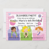 Slumber Party Birthday Kaart (Voorkant)
