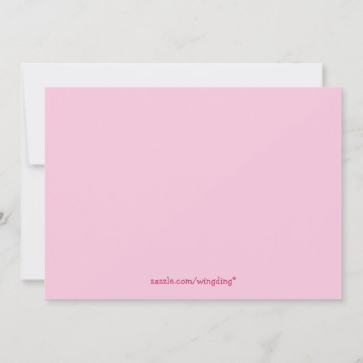 Slumber Party Birthday Kaart (Achterkant)