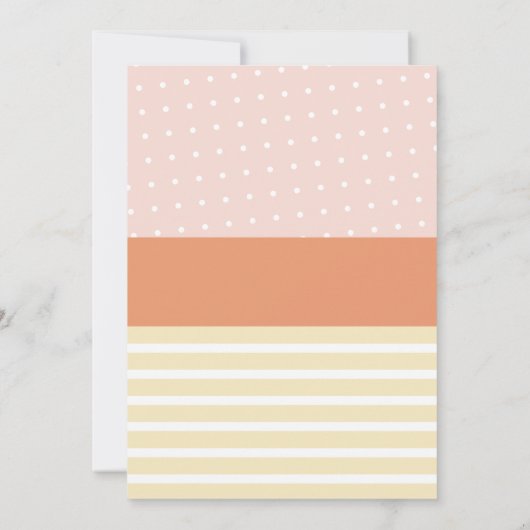 Slumber party Birthday Sleep over PJ Pajama Uitnod Kaart (Achterkant)