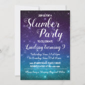 Slumber Party Camping Uitnodiging Verjaardag (Voorkant)