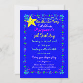 Slumber Party Invitation Kaart (Achterkant)