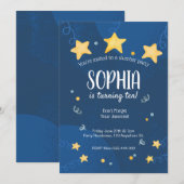 Slumber Party Invitation Sleepover Birthday Kaart (Voorkant / Achterkant)