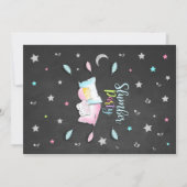 Slumber Party Invitation - SLEEPOVER BIRTHDAY Kaart (Achterkant)