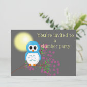 Slumber Party met Night Owl Kaart (Staand voorkant)