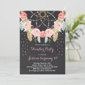 Slumber Party of Birthday Invitation Sleepover Par Kaart (Staand voorkant)