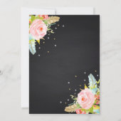 Slumber Party of Birthday Invitation Sleepover Par Kaart (Achterkant)