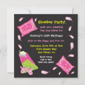 Slumber Party Pillow Fight Invision Kaart (Voorkant)