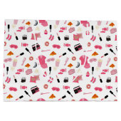 Slumber Party Roze Meisje Kinder Patroon Groot Cadeauzakje (Achterkant)