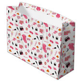 Slumber Party Roze Meisje Kinder Patroon Groot Cadeauzakje (Achterkant Gekanteld)