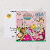 Slumber Party - Slaap over Kaart (Voorkant / Achterkant)