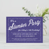 Slumber Party - Slaap over onder de sterren Kaart (Staand voorkant)