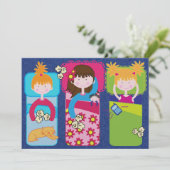 Slumber Party / Slaap over - SRF Kaart (Staand voorkant)