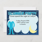 Slumber Party slaappover Kaart (Voorkant)