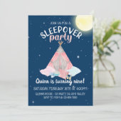 Slumber party, Slapepover, OM HET EVEN WELKE LEEFT Kaart (Staand voorkant)