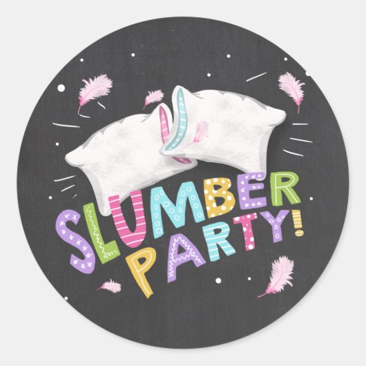 Slumber Party Sleepover Envelope stickers (Voorkant)