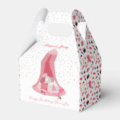 Slumber Party Sleepover Tent Kids Verjaardagsfeest Bedankdoosjes (Voorkant Zijde)