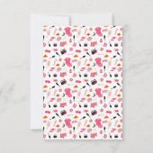 Slumber Party Sleepover Tent Kids Verjaardagsfeest Bedankkaart (Achterkant)