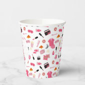 Slumber Party Sleepover Tent Kids Verjaardagsfeest Papieren Bekers (Links)