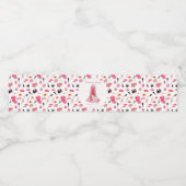 Slumber Party Sleepover Tent Kids Verjaardagsfeest Waterfles Etiket (Enkel label)