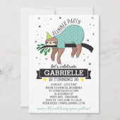 Slumber Party Slotuitnodiging Kaart (Voorkant)