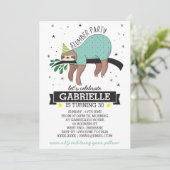 Slumber Party Slotuitnodiging Kaart (Staand voorkant)