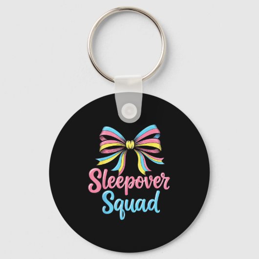 Slumber Party Squad Sleever Coquette Birthday Paja Sleutelhanger (Voorkant)