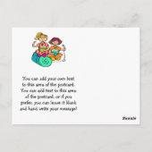 Slumber Party Verjaardag Bedankt Briefkaart (Achterkant)