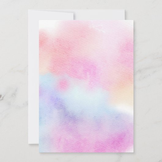 Slumber Party verjaardagsuitnodiging Kaart (Achterkant)