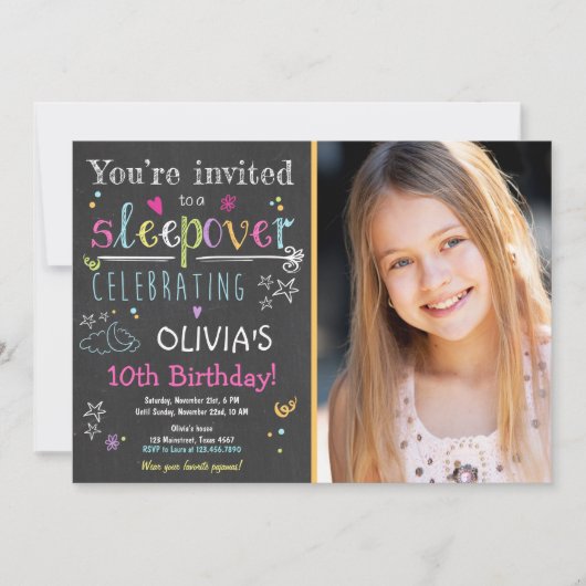 Slumber-plein-meisje Kaart (Voorkant)