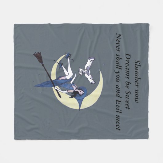 Slumber Prayer Fleece Deken (Voorkant (Horizontaal))