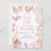 Slumber pyjama feest kaart (Voorkant)