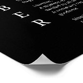 Slumber Slaap Droomtijd gedicht poster muurkunst (Hoek)