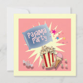 Slumber Sleepover Pyjama Party Uitnodiging (Voorkant)