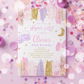 Slumber Sleepover Verjaardagsfeest Tiener Tween Pa Kaart