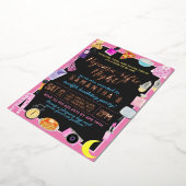 Slumber Sluepover Pajama-rific Folie Uitnodiging (Gedraaid)