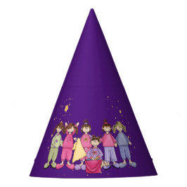 Slumber verjaardagsfeestje feesthoedjes