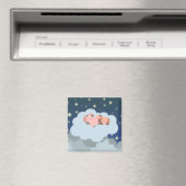 Slumberende Biggen cartoon magneet (Insitu (Vaatwasser))