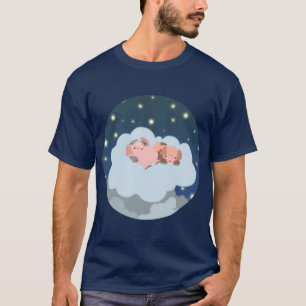 Slumbering cartoon T-shirt