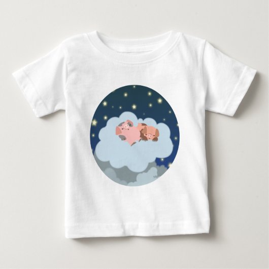 Slumbering cartoon T-shirt (Voorkant)